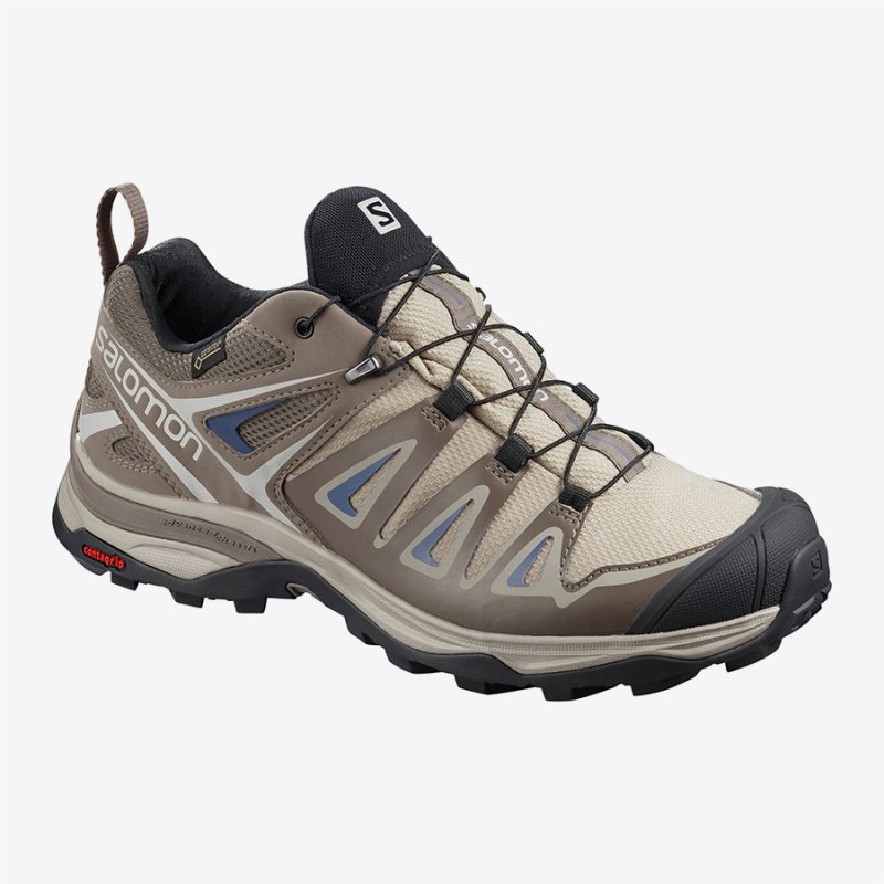 Salomon X ULTRA 3 GTX W Womens Hiking Shoes Brown UK BAXL
